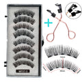 Cílios Magnéticos Natural Reutilizáveis - 4 Pares com 5 Imãs Cada