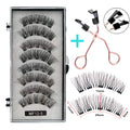 Cílios Magnéticos Natural Reutilizáveis - 4 Pares com 5 Imãs Cada