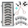 Cílios Magnéticos Natural Reutilizáveis - 4 Pares com 5 Imãs Cada