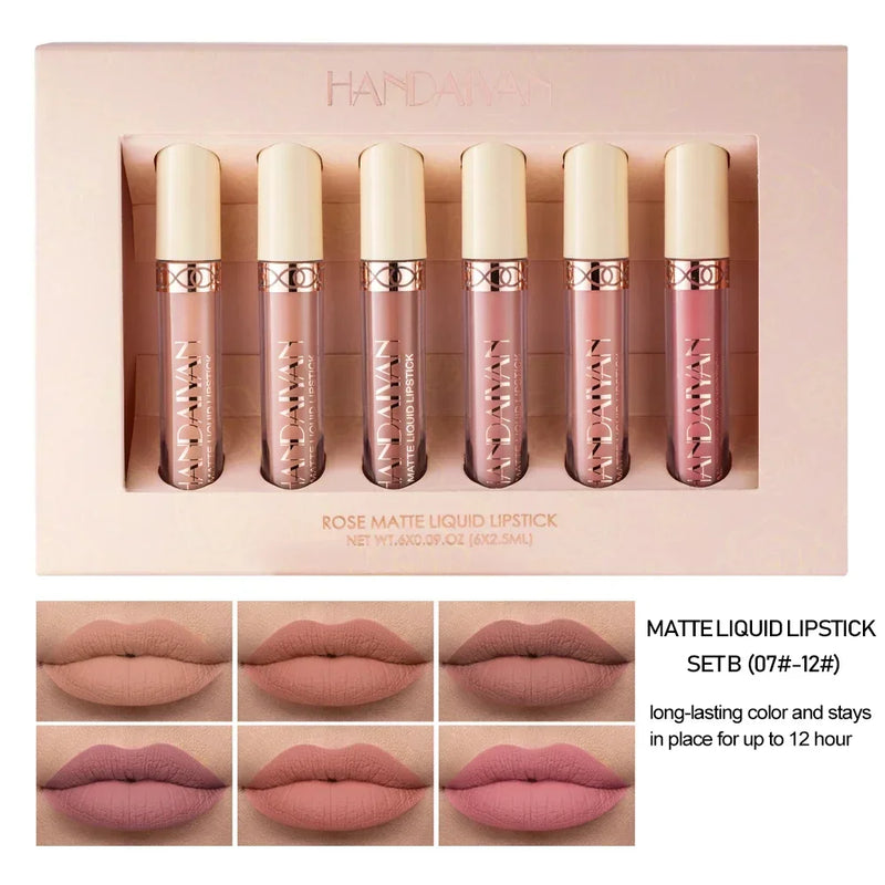Batom de Longa Duração com Efeito Matte - Compre 3 Leve 6