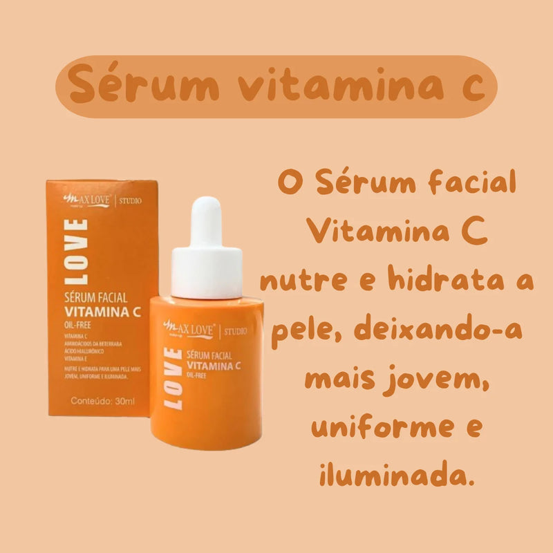 Kit Skincare Love com 6 Itens - Séruns e Máscaras Faciais