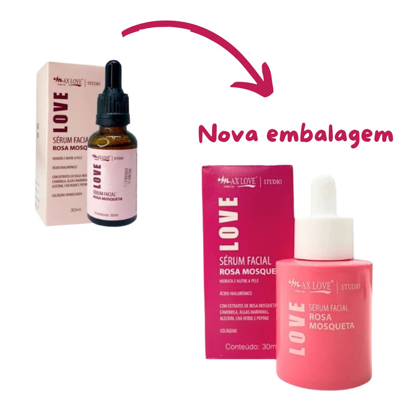 Kit Skincare Love com 6 Itens - Séruns e Máscaras Faciais