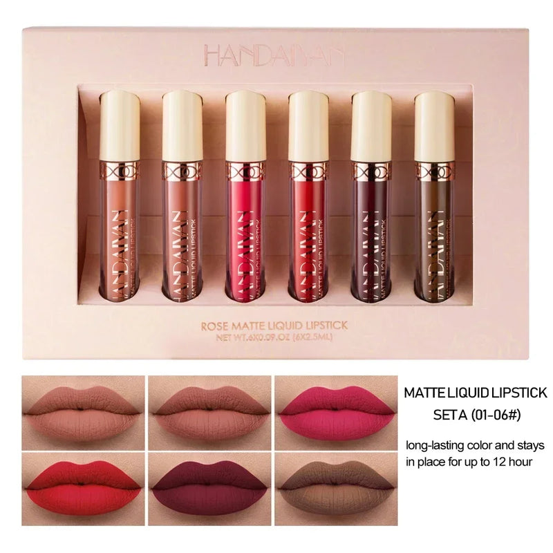 Batom de Longa Duração com Efeito Matte - Compre 3 Leve 6